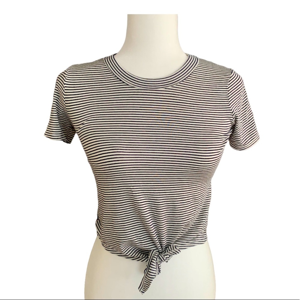 DE LACY Los Angeles Stripped Top